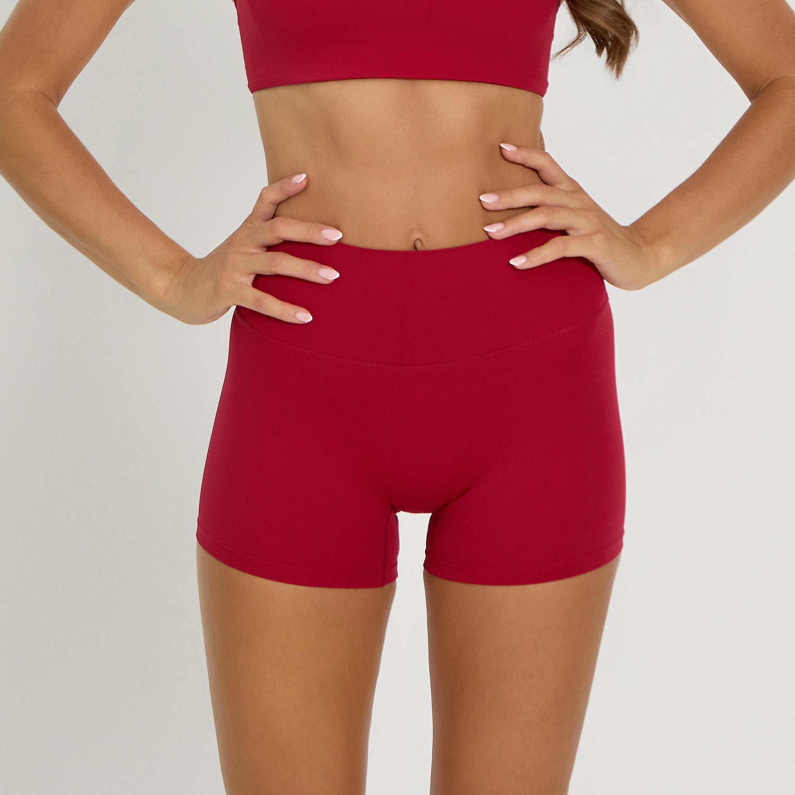 Shorts Liso | Cherry Red