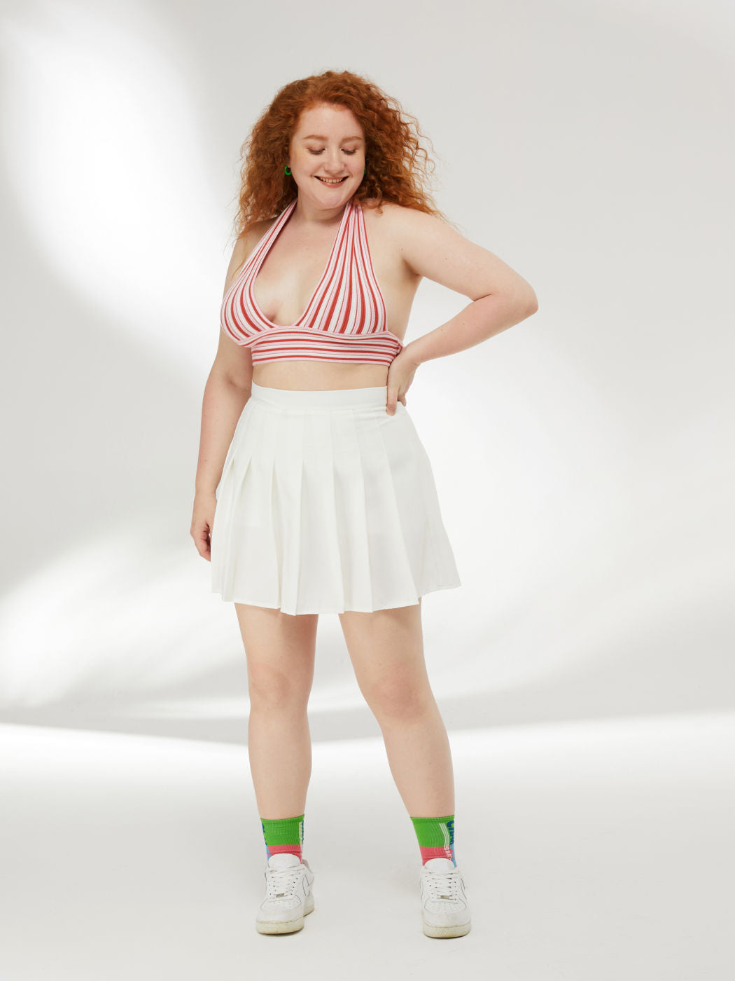 Falda skater «Go with the Flow»