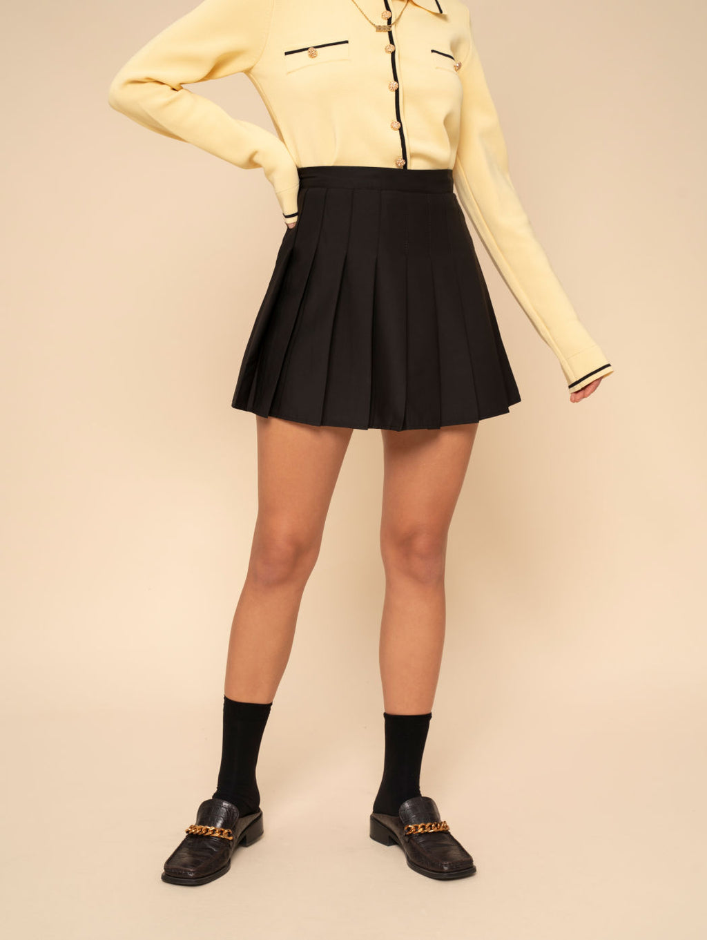 Falda skater «Go with the Flow»