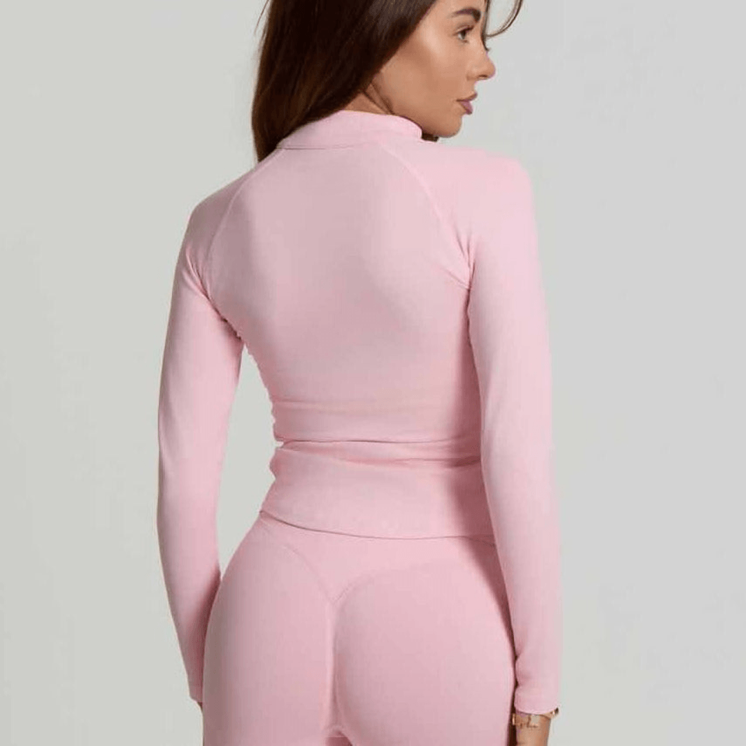 Chaqueta Zip | Baby Pink
