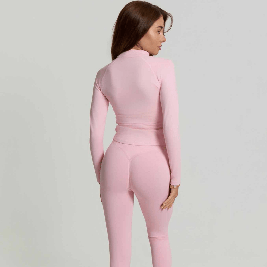 Chaqueta Zip | Baby Pink
