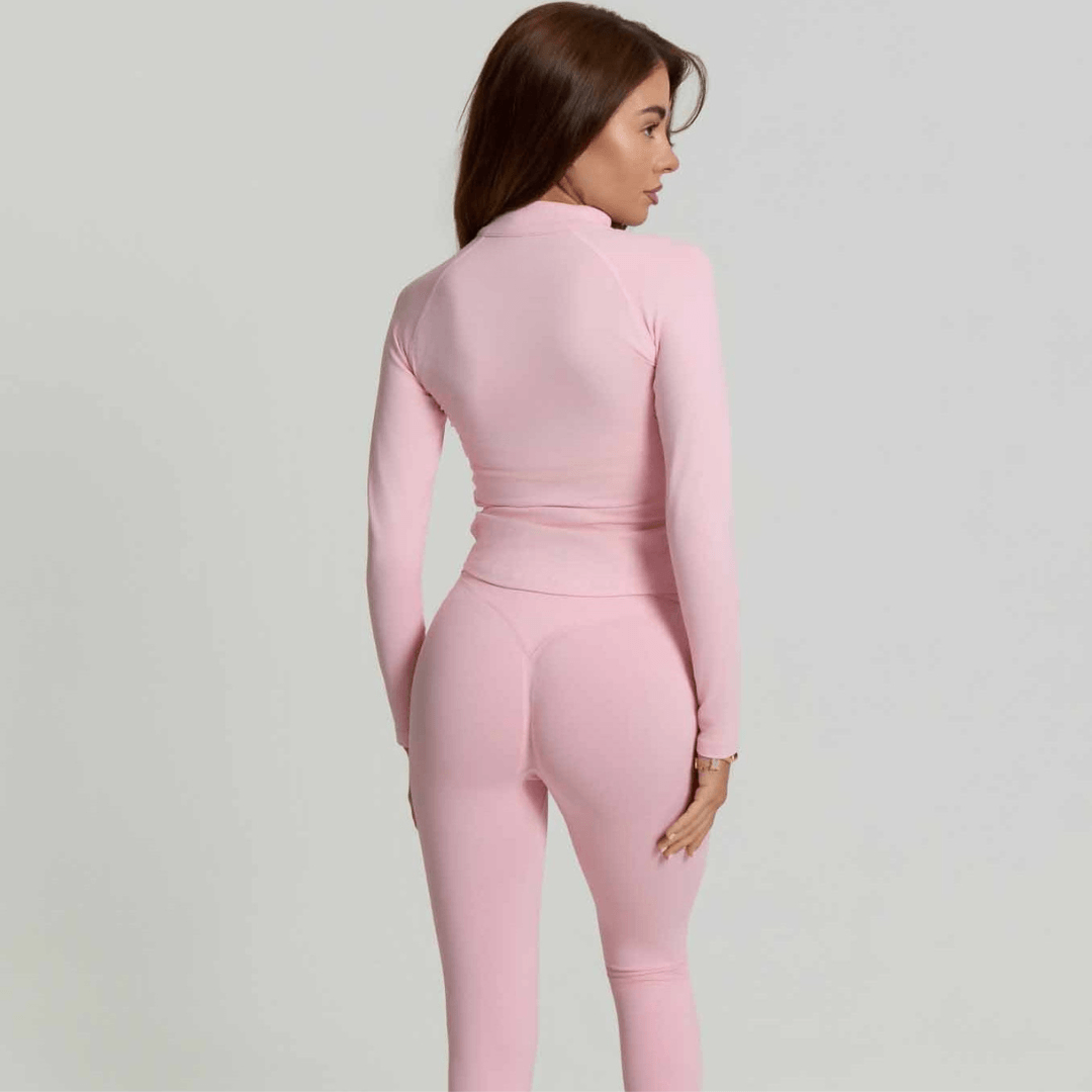 Chaqueta Zip | Baby Pink