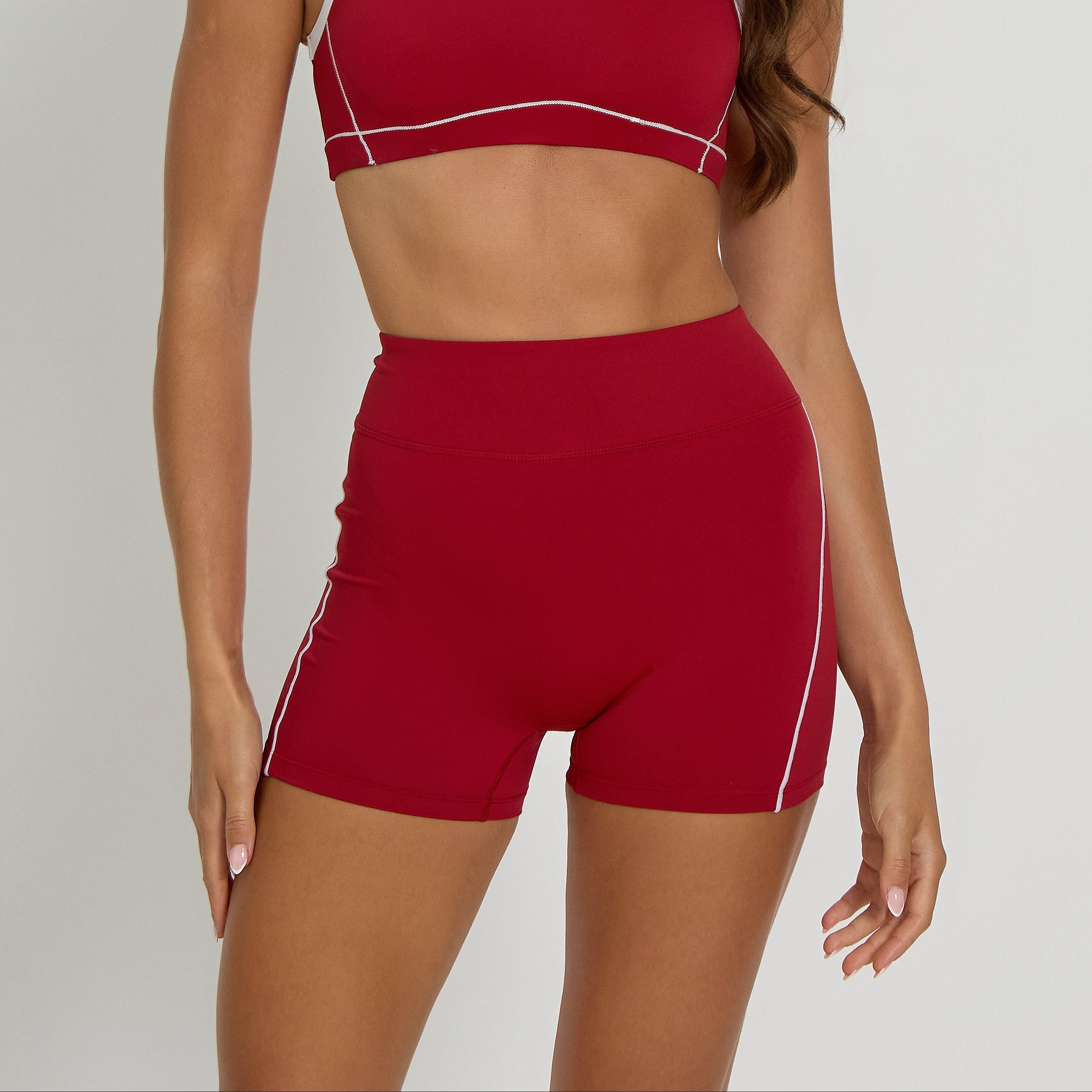 Shorts Contraste | Cherry Red