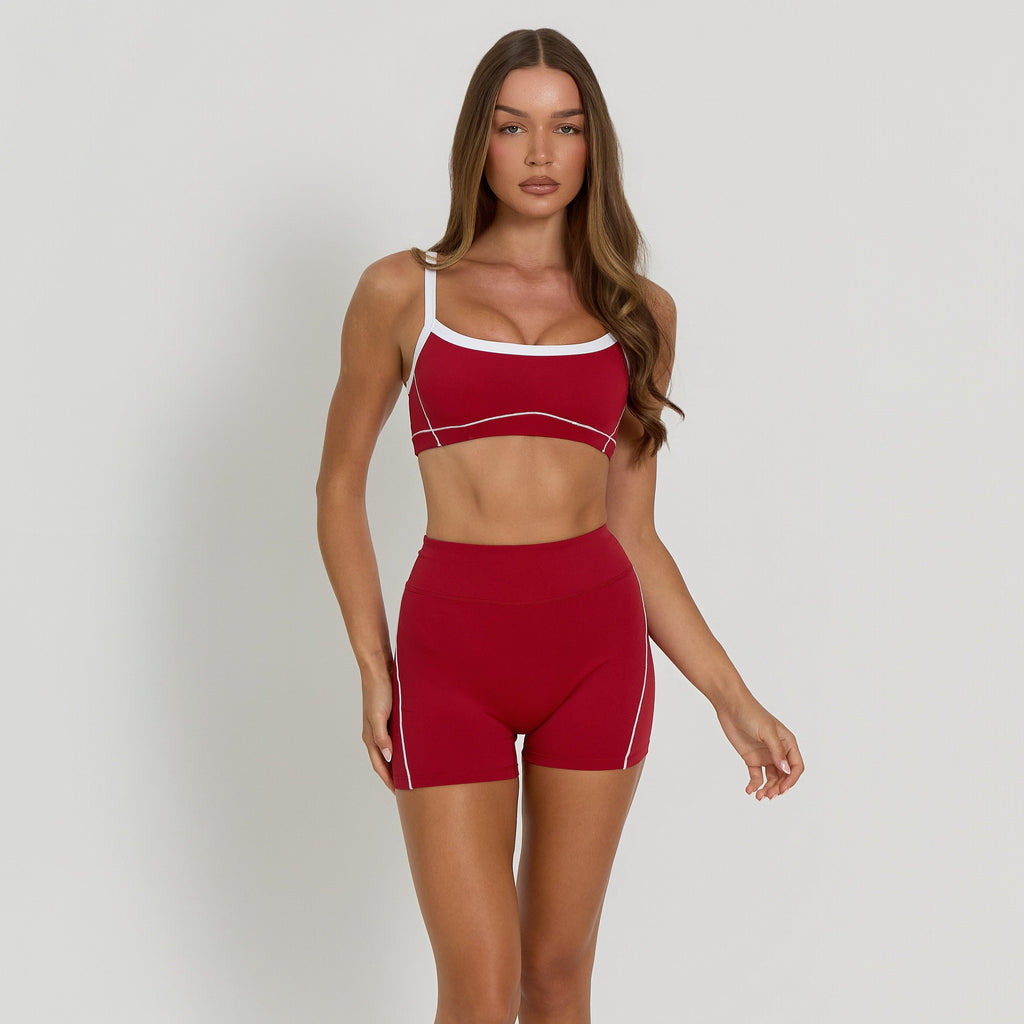 Conjunto Top y Shorts | Cherry Red