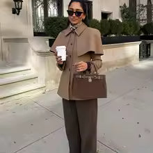 Chaqueta de lana para mujer