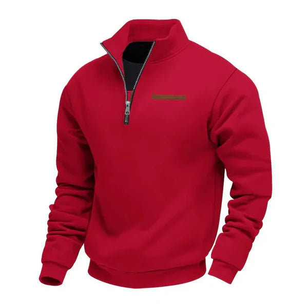 Sudadera informal de polar para hombre