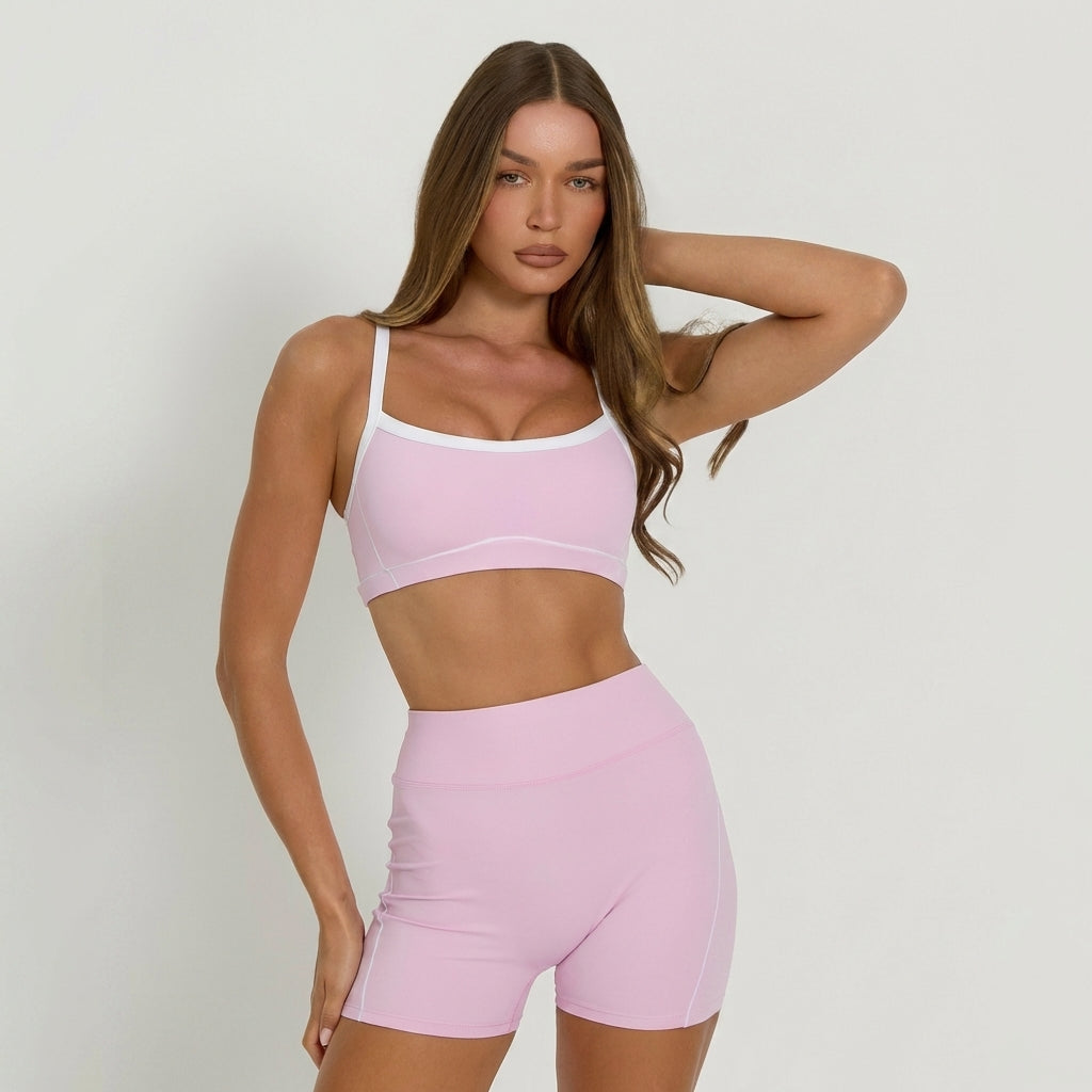 Conjunto Top y Shorts | Blush Pink