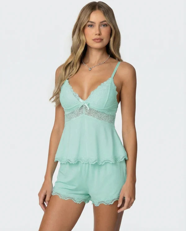 Conjunto de encaje Midnight Kiss