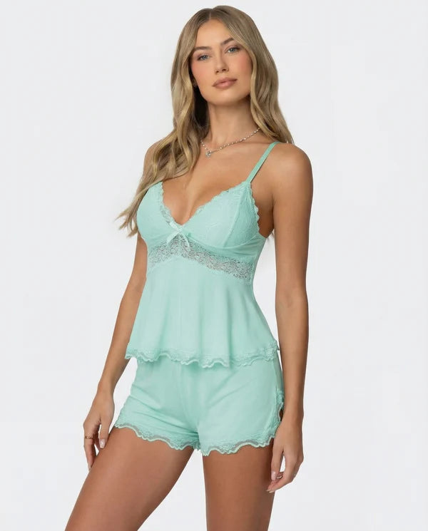 Conjunto de encaje Midnight Kiss