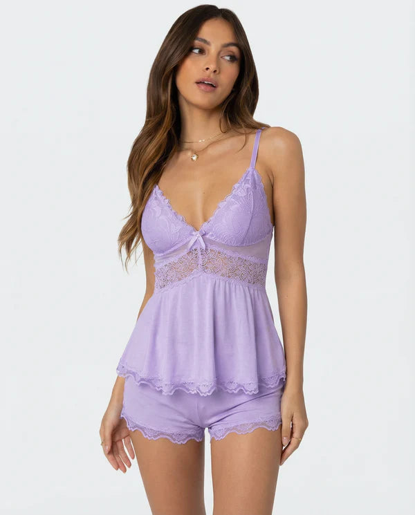 Conjunto de encaje Midnight Kiss